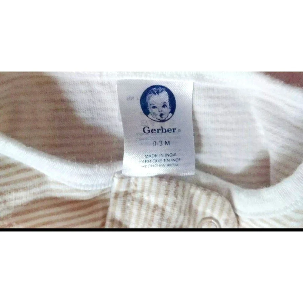 pajamas 0 to 3 month new Gerber Sleeper elephant baby  infant sleepwear